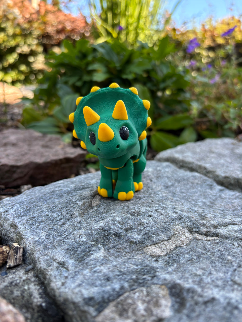 The Tickletop Triceratops Trio from Gigglebone Valley