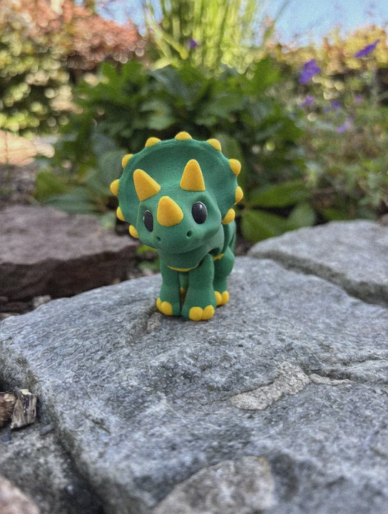 The Tickletop Triceratops Trio from Gigglebone Valley